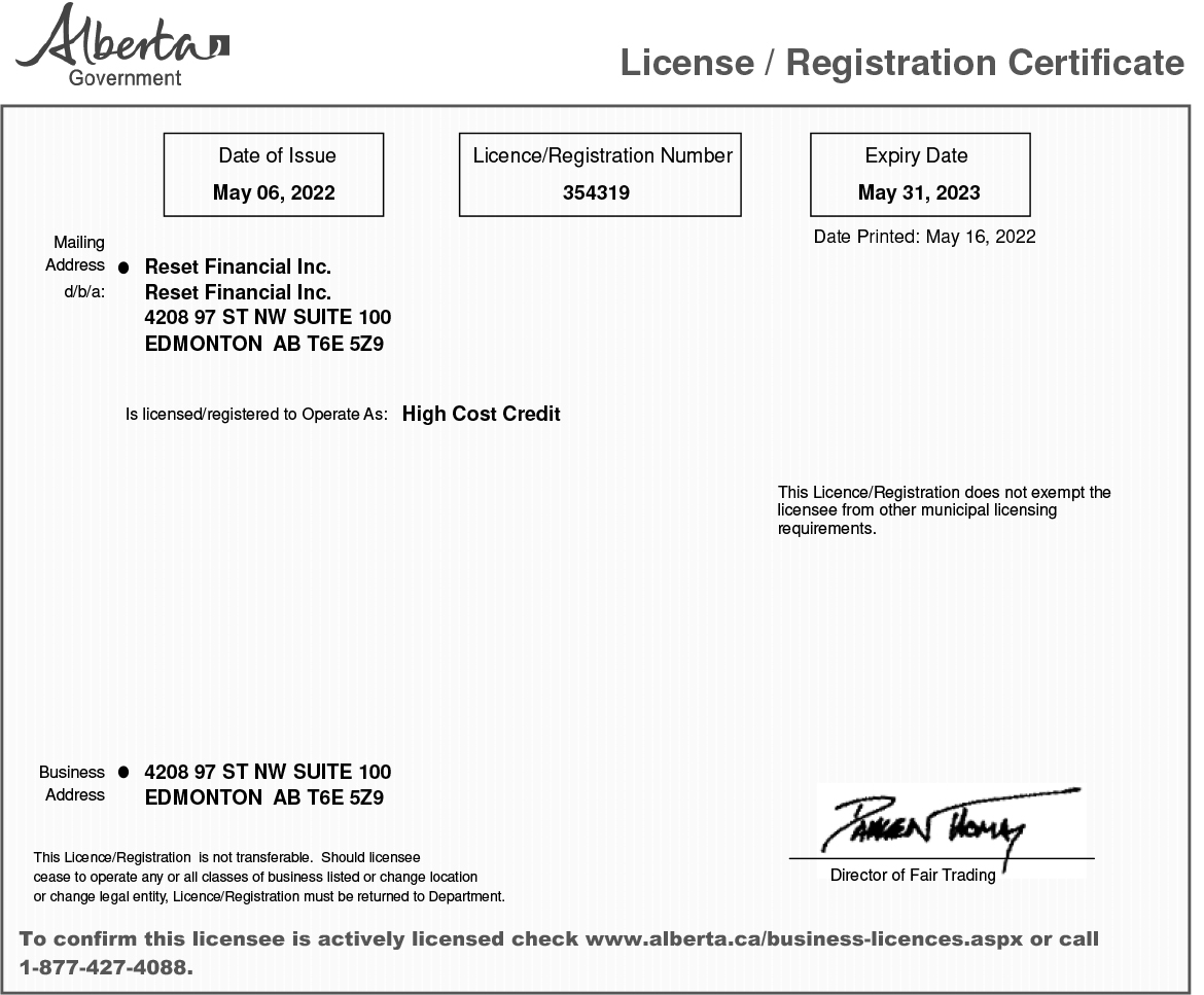 high-cost-credit-licence-reset-financial